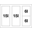 SELECT II 60/4 hulladéktároló rendszer BLANCO