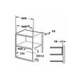 Comfort 45M Beépíthető Mikrohullámú sütő inox EVIDO