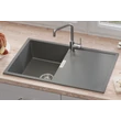 FRAME 1B 1D 780x500 gránit mosogató Titánszürke GK SINK
