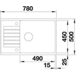ZIA XL 6S compact gránit Mosogatótálca BLANCO