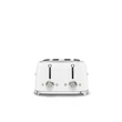 SMEG KENYÉRPIRÍTÓ, retro, 2x2 szeletes, fehér