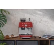 SMEG ŐRLŐVEL KOMBINÁLT ESPRESSO KÁVÉFŐZŐ, piros