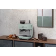 SMEG ŐRLŐVEL KOMBINÁLT ESPRESSO KÁVÉFŐZŐ, világoszöld