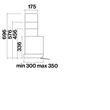 Falmec MOVE 90 cm beépíthető páraelszívó, fehér