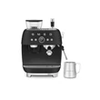 SMEG ŐRLŐVEL KOMBINÁLT ESPRESSO KÁVÉFŐZŐ, retro, matt fekete