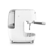 SMEG ESPRESSO KÁVÉFŐZŐ COLD BREW FUNKCIÓVAL, retro, fehér