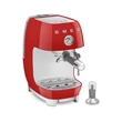SMEG ESPRESSO KÁVÉFŐZŐ COLD BREW FUNKCIÓVAL, retro, piros