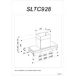 Sirius - Páraelszívó SLTC-928 TW 60 cm - Inox