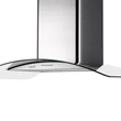 Cata - Páraelszívó Isla gamma 900 X/D inox-üveg LED + Cata PROFESSIONAL edényszett