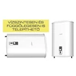 CATA - Elektromos vízmelegítő CTRS-100 REV SLIM, Smart, Fagyvédelem, Elfordítható