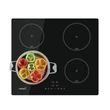 CATA - Beépíthető indukciós főzőlap IB-6324E2 BK Hob to Hood