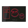 NODOR - Beépíthető indukciós főzőlap NorCoock IH-N8106 BK Hob to Hood Fekete