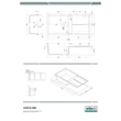 ELLECI - Mosogatótálca Unico 480 G62 bianco antico