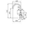 ELLECI - Csaptelep Bridge M73 titanium