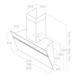 Elica - Páraelszívó STRIPE WH/A/90 - Kifutó termék, a készlet erejéig rendelhető!