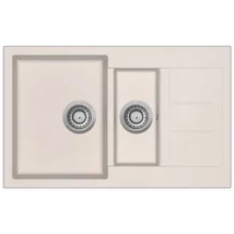 EVIDO Cubo 6S compact gránit mosogató 800x500 bézs