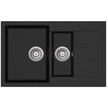 EVIDO Cubo 6S compact gránit mosogató 800x500 antracit
