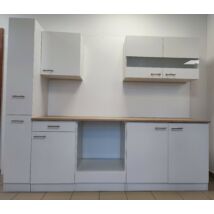 LIA 210cm -es komplett blokk-konyha kamra szekrénnyel