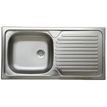 LIVINOX Egymedencés csep. mosogató 86x43,5 1 1/2" natúr