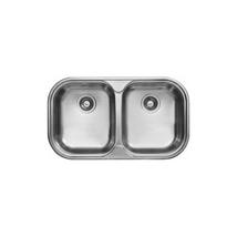 LIVINOX Kétmedencés mosogató 83x48 3 1/2" szövetmintás