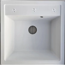 HORIZON 1B 490x490 gránit mosogató Fehér GK SINK