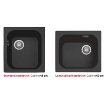 HARMONY 43.10 432x500 1B mosogatótálca PLADOS Ultra Metál színek HARMONY 43.10 432x500 1B mosogatótálca PLADOS Ultra Metál színek