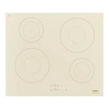 SMEG INDUKCIÓS FŐZŐLAP, Universal design, 60 cm, 4 főzőzóna, bézs 