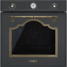 SMEG LÉGKEVERÉSES SÜTŐ, Cortina design, 60 cm, analóg, antracit