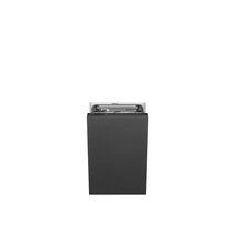 SMEG TELJESEN BEÉPÍTHETŐ MOSOGATÓGÉP, 45 cm, 10 teríték, 8 funkció, 2 hőmérséklet, 46dB