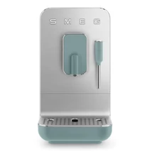SMEG AUTOMATA KÁVÉFŐZŐ, retro, tejhabosító funkció, matt smaragdzöld
