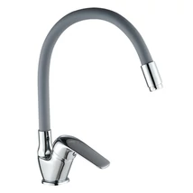 LAVEO ELZA F álló csaptelep rugalmas tömlővel, szürke/króm