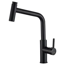 Laveo TORO Kihúzható zuhanyváltós csaptelep, fekete