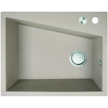 Laveo GRENADA csaplyukas bézs mosogató automata dugókiemelős, helytakarékos szifonnal