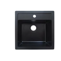 HANA gránit mosogató, matt fekete