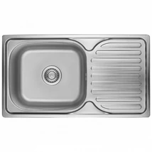 LAVEO ORION egymedence csepptálcás inox mosogató szifonnal K.