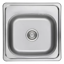 LAVEO STANDARD egymedencés inox mosogató szifonnal K.