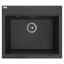 LAVEO TAU 7 nagymedencés mosogató, szemcsés fekete