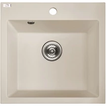 LAVEO ALENA jázmin egymedencés mosogató helytakarékos szifonnal LAVEO ALENA jázmin egymedencés mosogató helytakarékos szifonnal