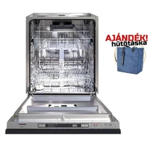 NODOR - Beépíthető mosogatógép NorCare DW-6141 I SL + Ajándék Hűtőtáska