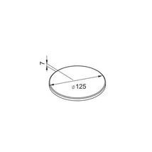 ELLECI - Takarólap 3,5" manual szűrőhöz Granitek G48 cemento
