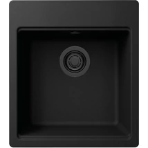 ELLECI - Mosogatótálca Time 102 G40 nero fekete tartozékokkal
