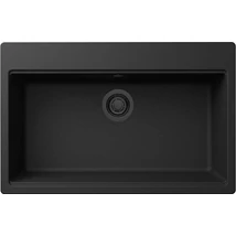 ELLECI - Mosogatótálca Time 130 G40 Nero fekete tartozékokkal