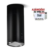 ELICA - Páraelszívó TUBE PRO ISLAND BL MAT/A/43 + Mikro MW-5120B