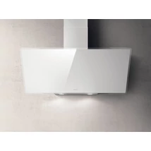 ELICA SHIRE WH/A/90 fali páraelszívó, design, 90 cm, A energiaosztály, IEC turbo: 650 m3/h, fehér üveg