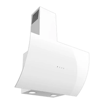 EVIDO CLIFF 60W vertikális fali páraelszívó, 60 cm, fehér üveg