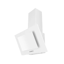 EVIDO REFLEX 60W vertikális fali páraelszívó, 60 cm, fehér üveg