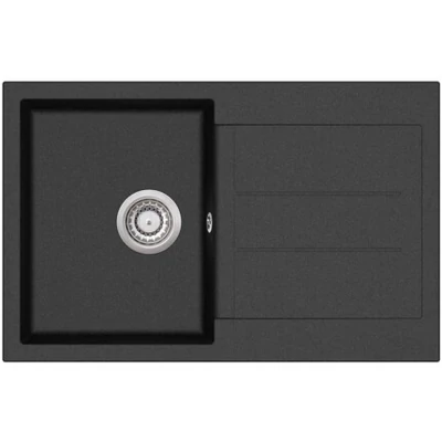 EVIDO Cubo 45S gránit mosogató 780x500 antracit