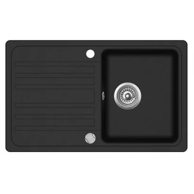 EVIDO Home 45S gránit mosogató 765x460 antracit