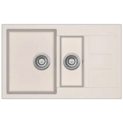 EVIDO Cubo 6S compact gránit mosogató 800x500 bézs