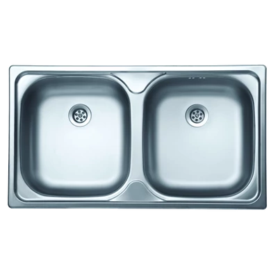 EVIDO FLEX DUO kétmedencés mosogató 78x43,5 1 1/2" natúr